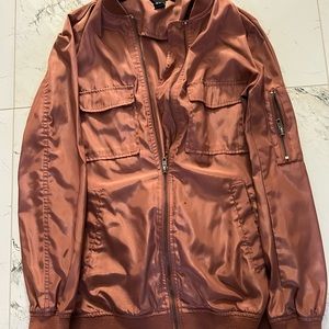 Forever 21 pink bomber jacket